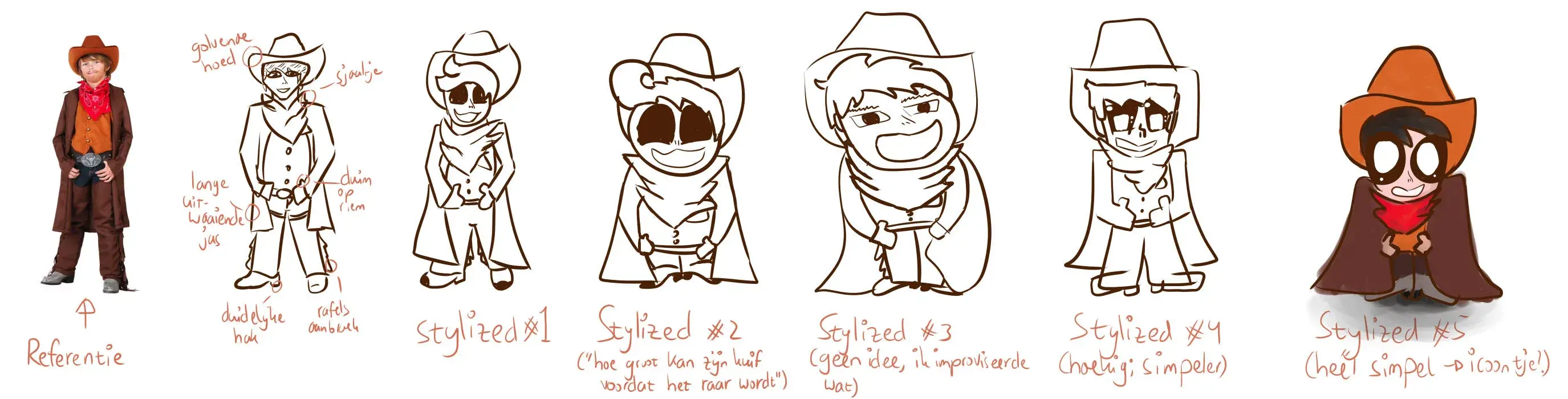 Cowboy stylizations 1