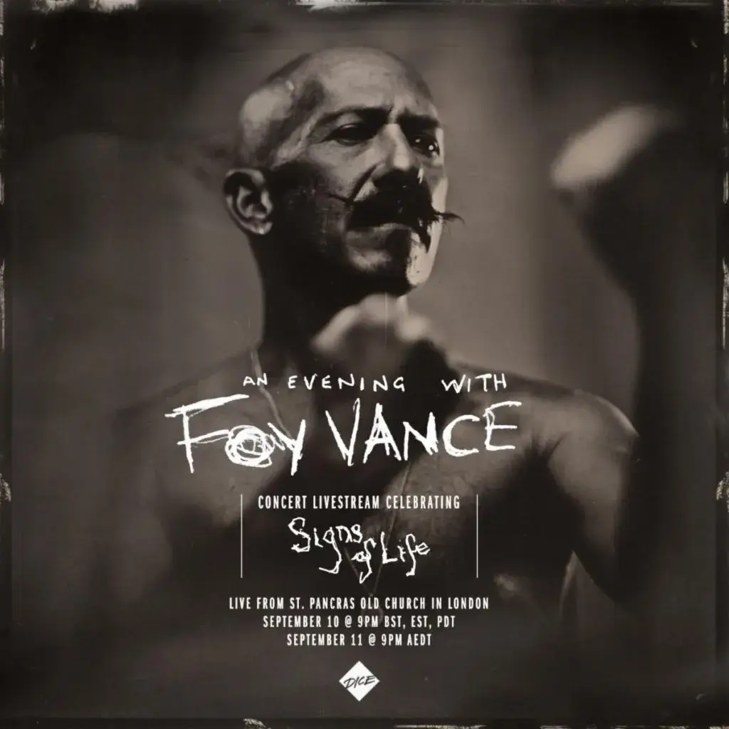 Header / Cover Image for 'Foy Vance – Signs of Life'