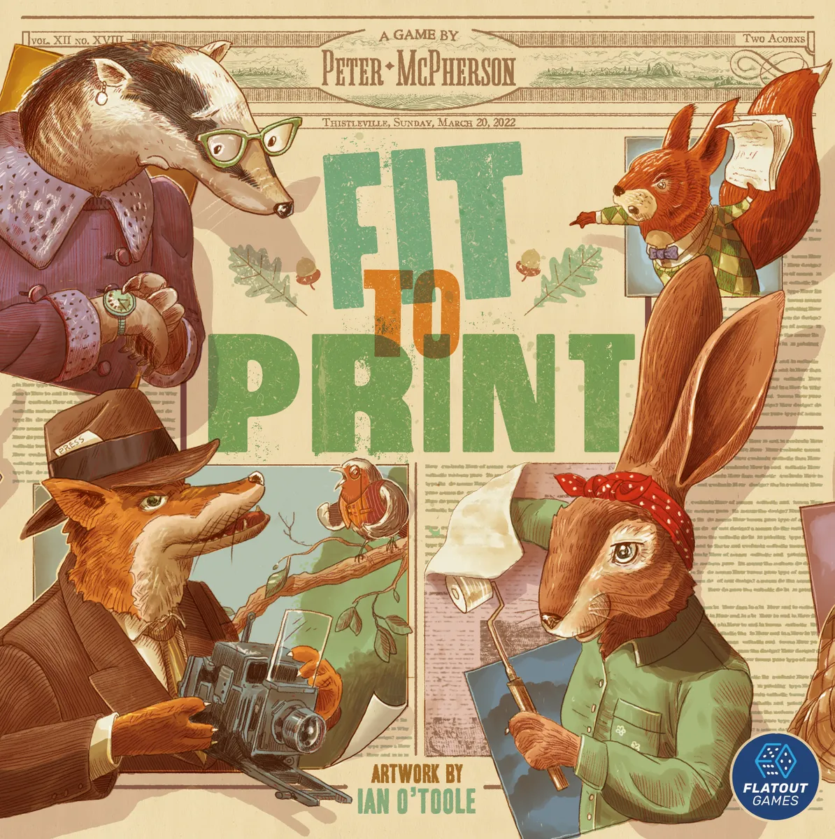 Header / Cover Image for 'Game Review: Fit To Print'