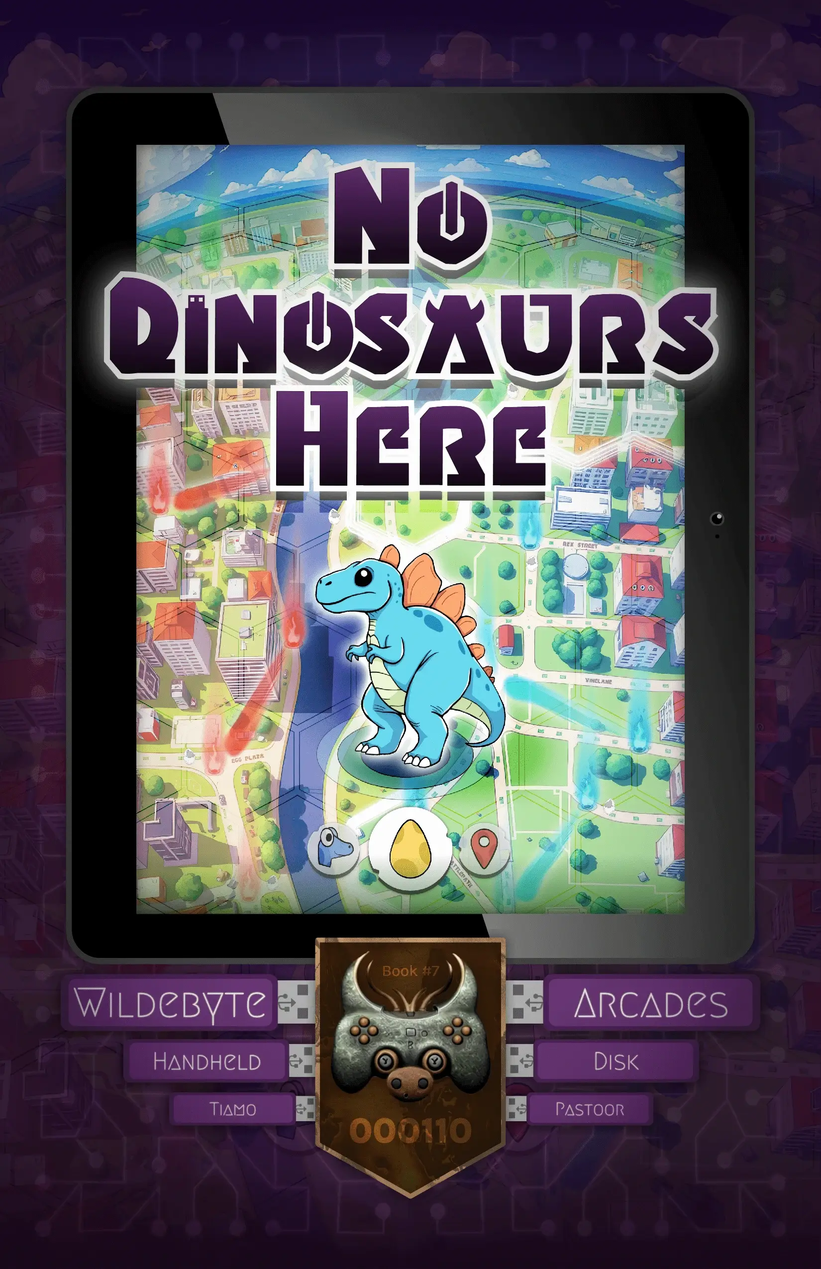 Header / Cover Image for 'No Dinosaurs Here (Wildebyte Diary)'