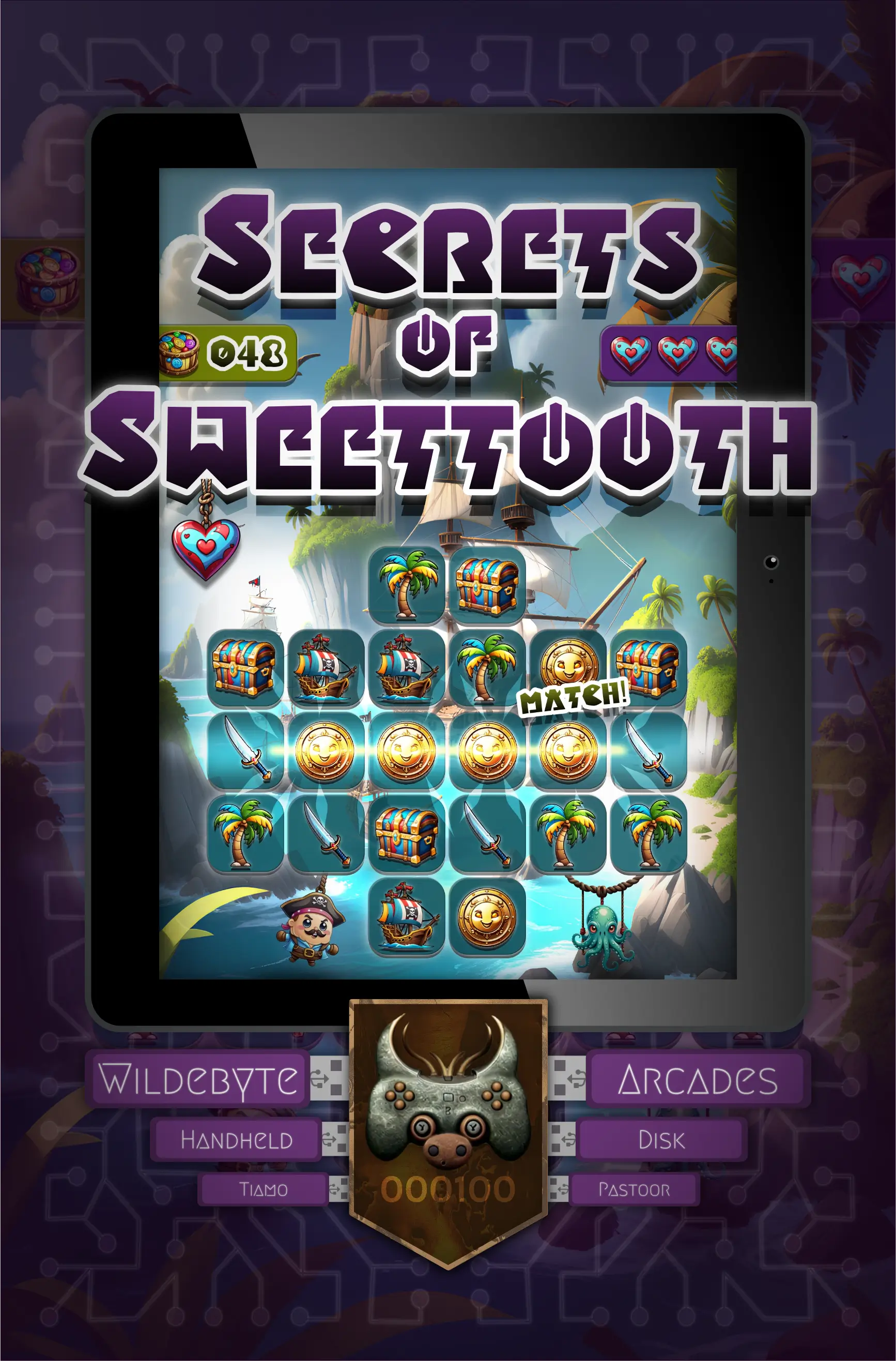 Header / Cover Image for 'Secrets of Sweettooth (Wildebyte Arcades Diary)'