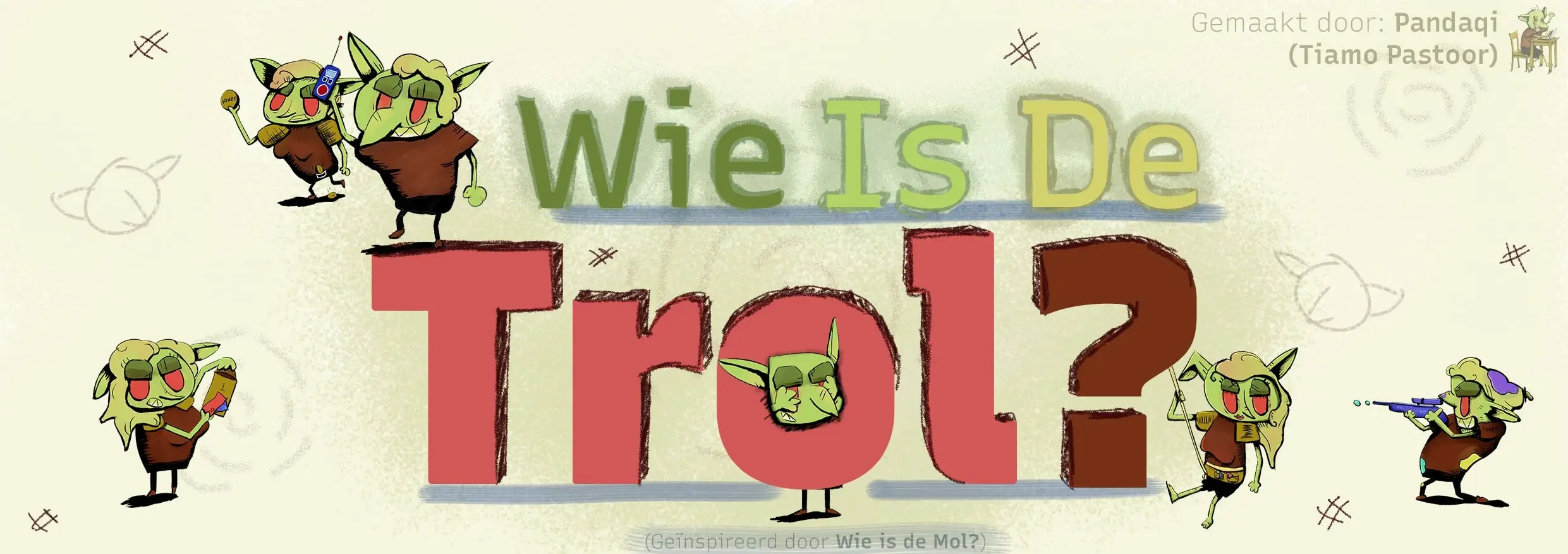 Header / Cover Image for 'Wie is de Trol?'