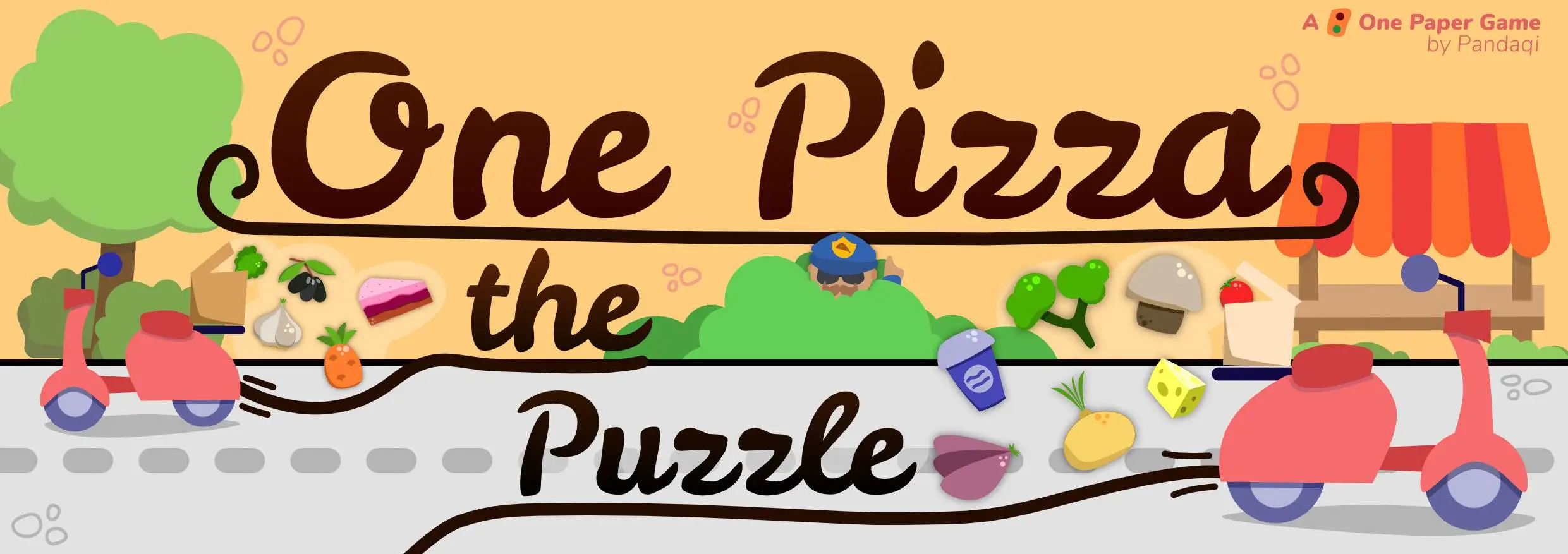 Header / Cover Image for 'One Pizza The Puzzle!'