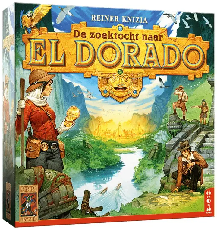 Header / Cover Image for 'Spelrecensie: De Zoektocht naar El Dorado (999 games; 2020)'