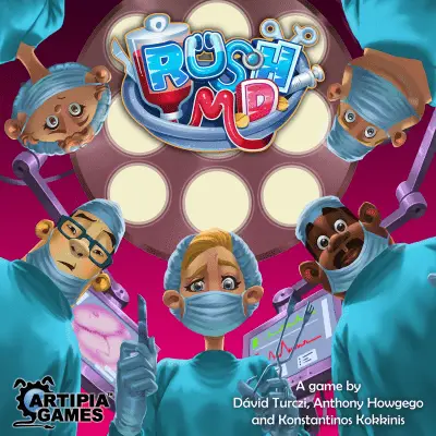 Header / Cover Image for 'Spelrecensie: Rush MD (Artipia Games; 2020)'