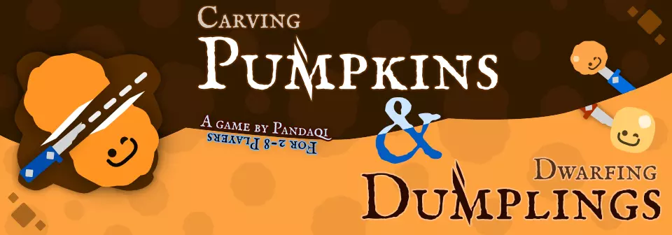 Header / Cover Image for 'Carving Pumpkins & Dwarfing Dumplings'