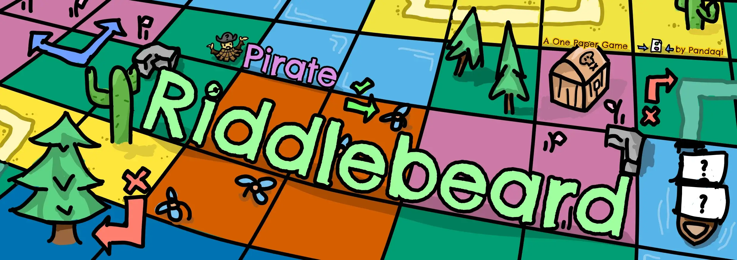 Header / Cover Image for 'Pirate Riddlebeard'